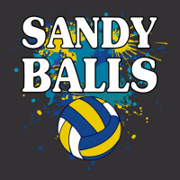 Sandy Balls Beach Volleyball Funny Player Team Quo Vintage Hoodie And Short Set | Artistshot