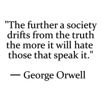 Truth Quote By George Orwell Youth Sweatshirt | Artistshot