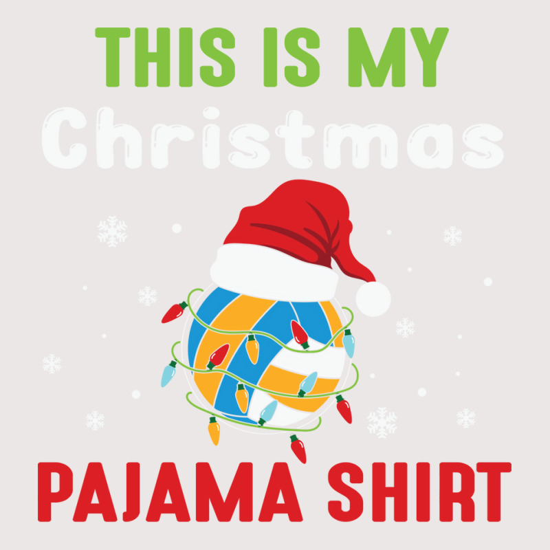 This Is My Christmas Pajama Volleyball Middle Bloc Pocket T-Shirt by zerrchudejv | Artistshot