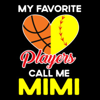 My Favorite Players Call Me Mimi Softball Basketba Men's Long Sleeve Pajama Set | Artistshot