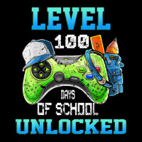 Level 100 Days Of School Unlocked Gamer Video Game Men's Long Sleeve Pajama Set | Artistshot