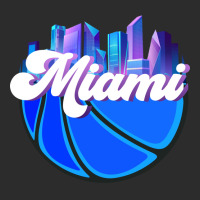 Vintage Miami Florida Cityscape Retro Basketball R Exclusive T-shirt | Artistshot