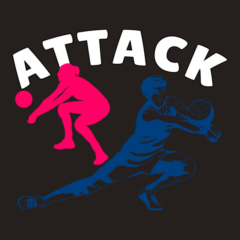 Volleyball Attack Music Tank Top | Artistshot