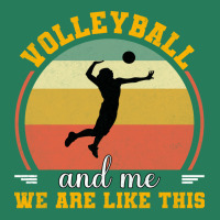 Volleyball And Me We Are Like This Aesthetic T-shirt | Artistshot