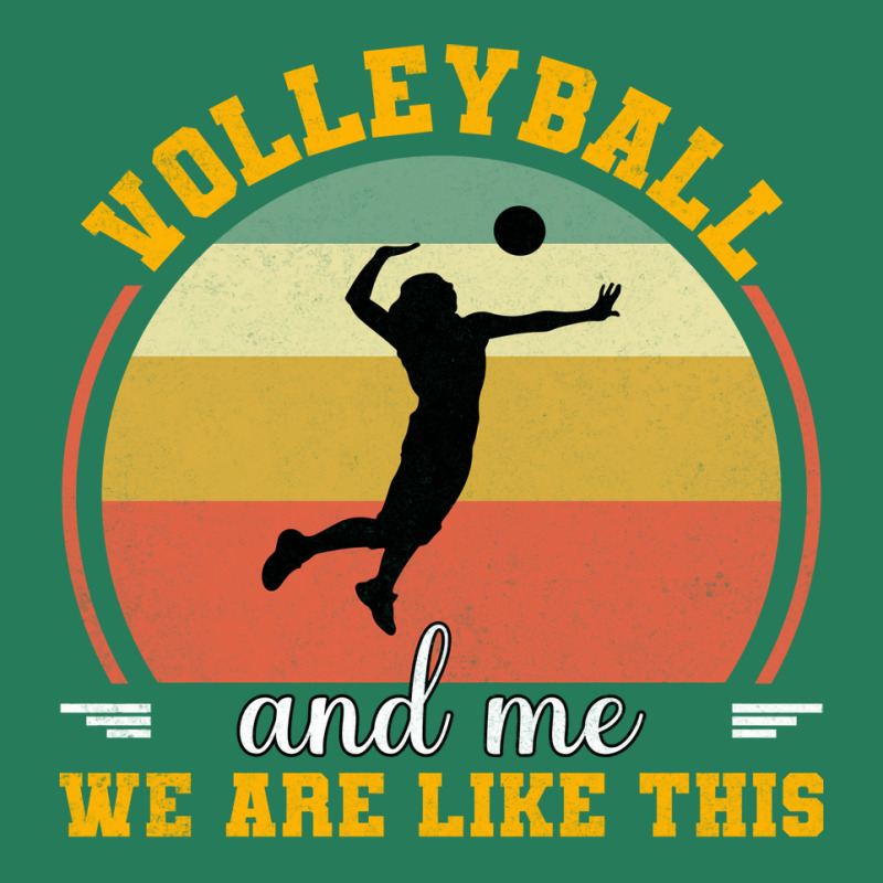 Volleyball And Me We Are Like This Aesthetic T-shirt | Artistshot