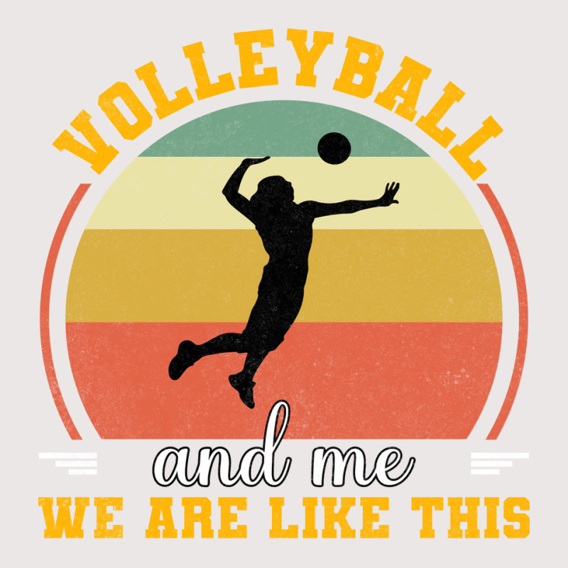 Volleyball And Me We Are Like This Aesthetic Pocket T-shirt | Artistshot