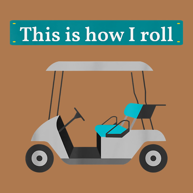 This Is How I Roll Golf Cart T Shirt Golf Lover Te Vintage Short | Artistshot