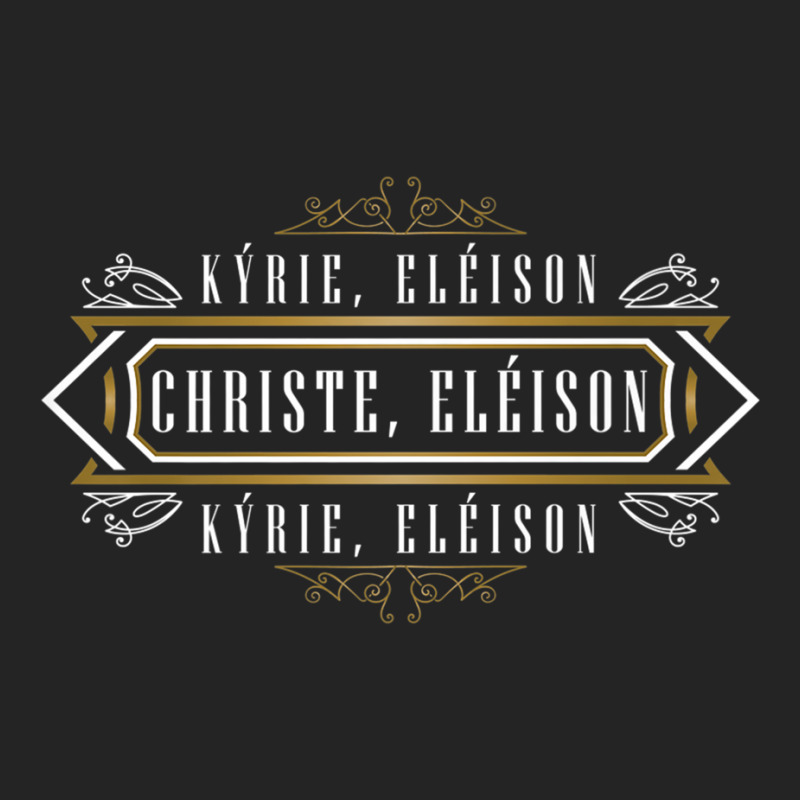 Kyrie Eleison Lord Christe Mercy Traditional Latin 3/4 Sleeve Shirt by riggli | Artistshot