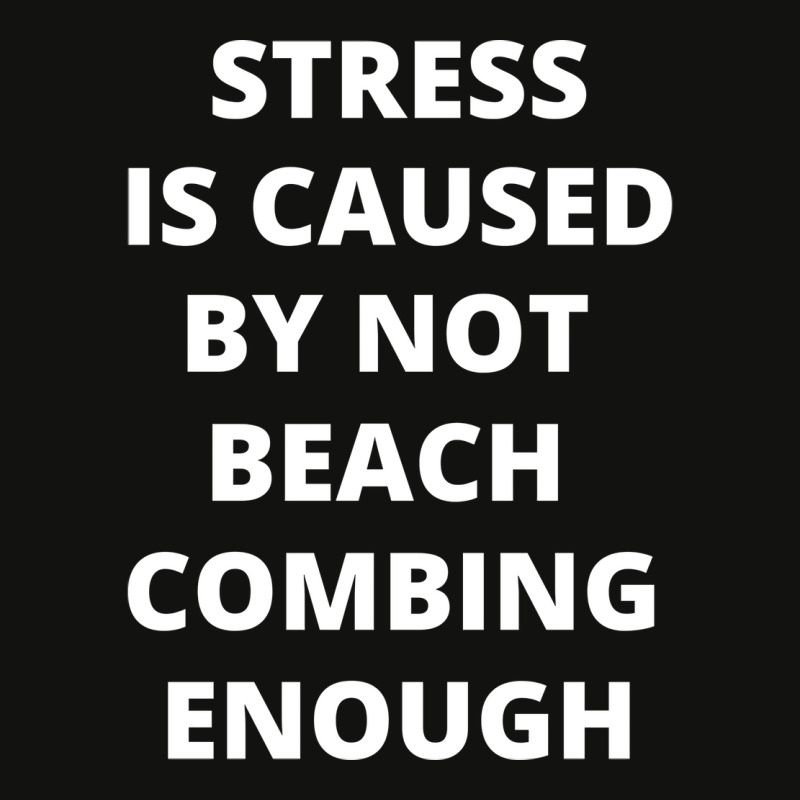 Stress Is Caused By Not Beach Combing Enough Summe Scorecard Crop Tee by triernguyny | Artistshot