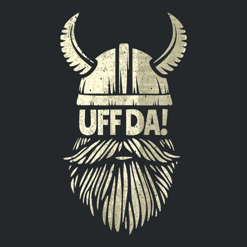 Uff Da Norwegian Quote Scandinavian Viking Helmet Crewneck Sweatshirt | Artistshot