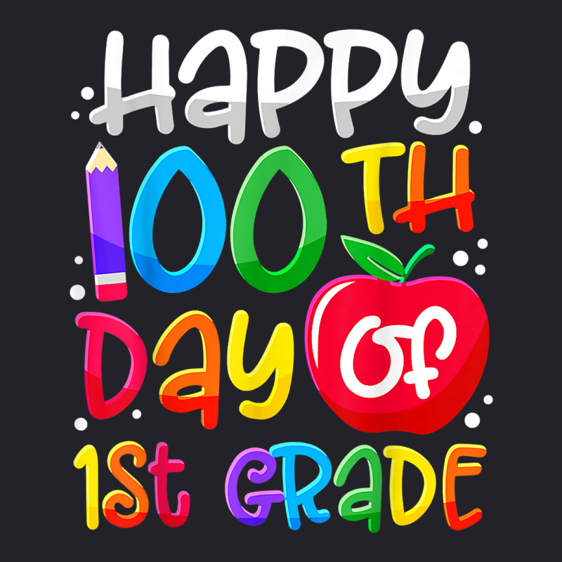 Happy 100th Day Of School 100 Days Smarter Cute 1s Unisex Sherpa-lined Denim Jacket | Artistshot