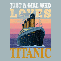 Ship Just A Girl Who Loves Titanic Boat Titanic Gi Unisex Sherpa-lined Denim Jacket | Artistshot