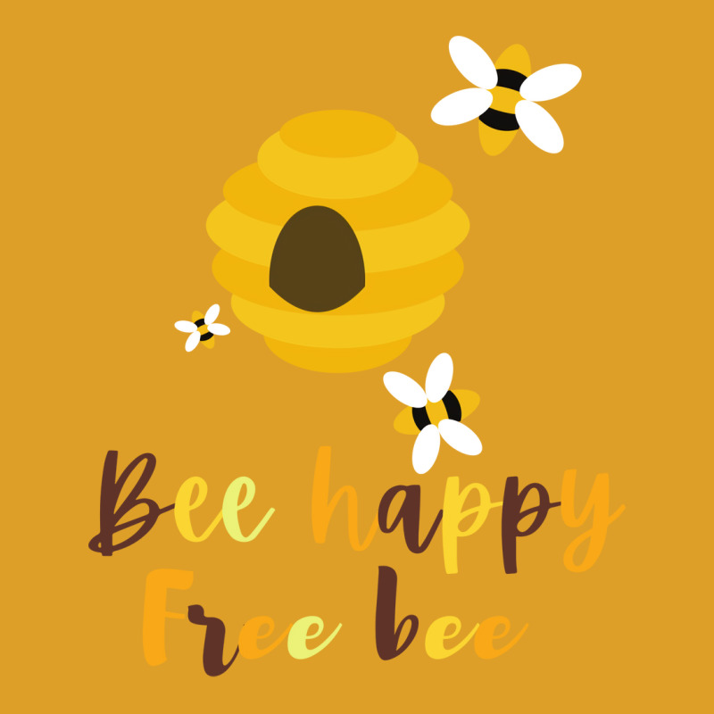 Bee Happy Free Bee 70s T-shirt | Artistshot