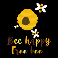 Bee Happy Free Bee 70s Fleece Short | Artistshot