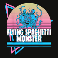 Flying Spaghetti Monster Pastafari Fsm Atheist Ret Scorecard Crop Tee | Artistshot