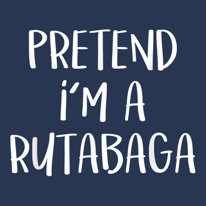 Pretend I'm A Rutabaga Costume Funny Food Hallowee Men Denim Jacket | Artistshot