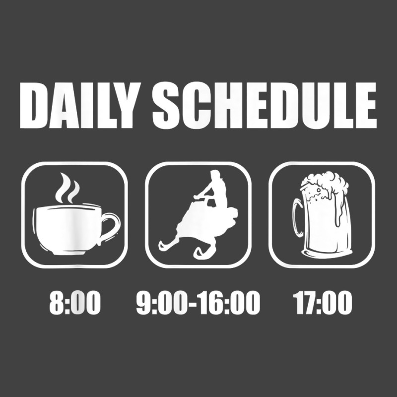 Snowmobile Sledding Snow   Daily Schedule Snowmobi Vintage T-shirt | Artistshot