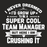 Super Cool Team Manager Funny Golf Swim Ladies Fitted T-shirt | Artistshot