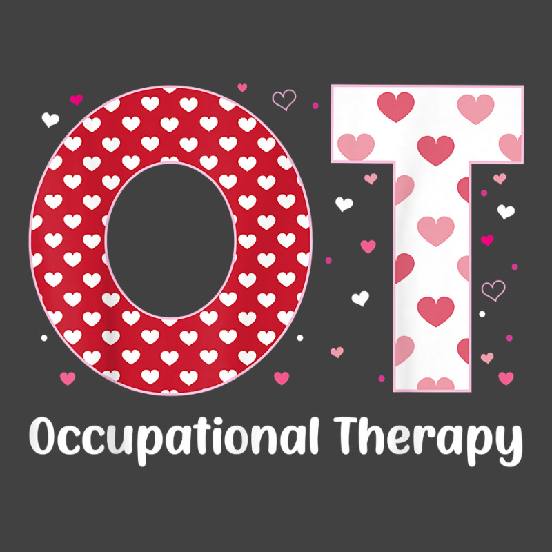 Occupational Therapy Valentines Day Design Cool Ot Vintage T-shirt | Artistshot