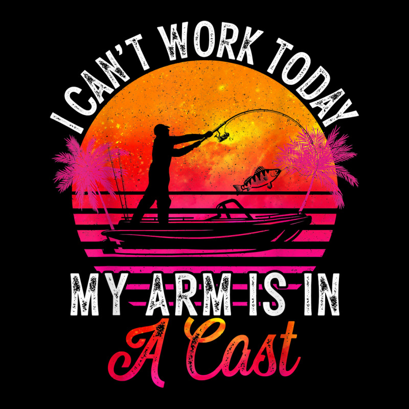 Fisherman I Can't Work Today My Arm Is In Cast Fun Pocket T-shirt | Artistshot