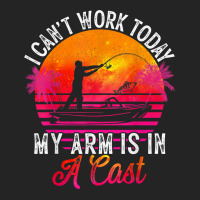 Fisherman I Can't Work Today My Arm Is In Cast Fun 3/4 Sleeve Shirt | Artistshot