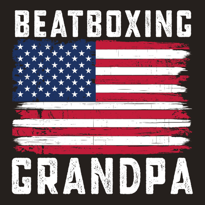 Beatboxing Grandpa American Flag July 4th Aestheti Tank Top | Artistshot