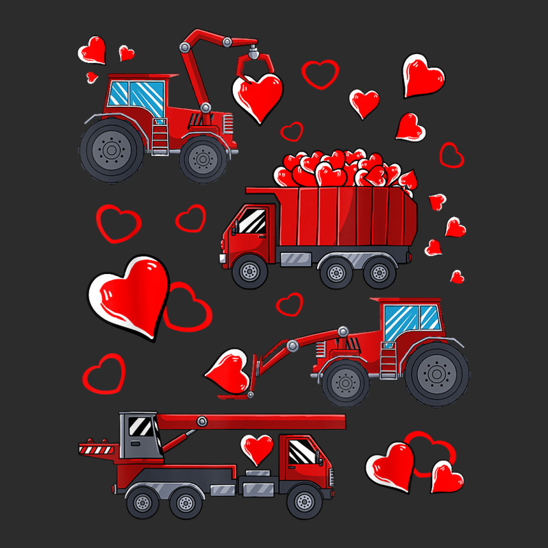 Heart Truck Excavator Forklift Valentines Day T Sh Exclusive T-shirt | Artistshot