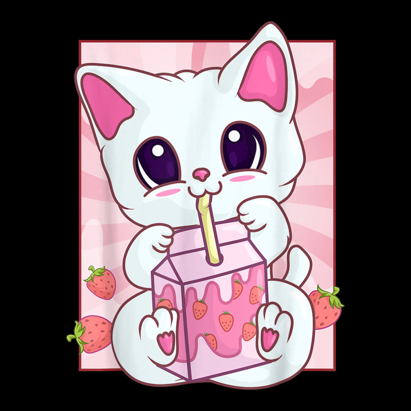 Strawberry Milkshake Cat For Women Girls, Kawaii A Toddler Sweatshirt by aiiluurosy | Artistshot