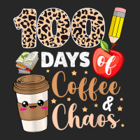 100 Days Of Coffee Chaos Shirt 100th Day Of School Men's T-shirt Pajama Set | Artistshot