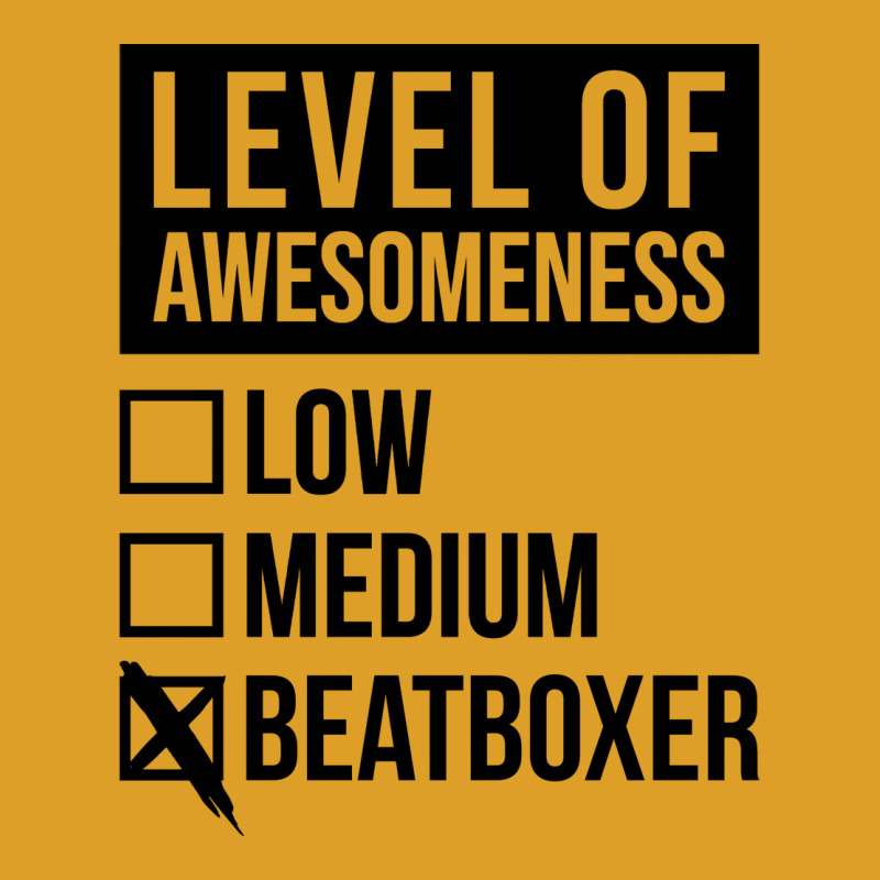 Funny Level Of Awesomeness Low Beatbox Beatboxing T-shirt | Artistshot