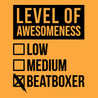 Funny Level Of Awesomeness Low Beatbox Beatboxing Zipper Hoodie | Artistshot