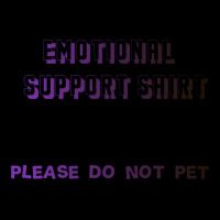 Limited Edition Emotional Support Shirt Zipper Hoodie | Artistshot