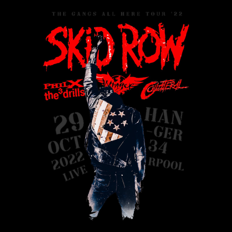 Skid Row The Gang’s All Here Tour 2022 Men's Long Sleeve Pajama Set | Artistshot