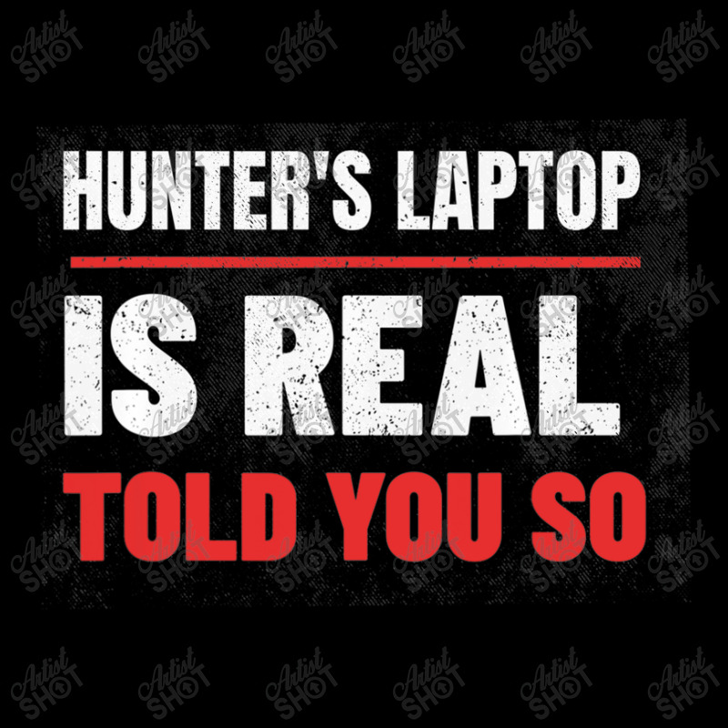 Hunter's Laptop Is Real, Anti Joe Biden Authentic Laptop Adjustable Cap | Artistshot