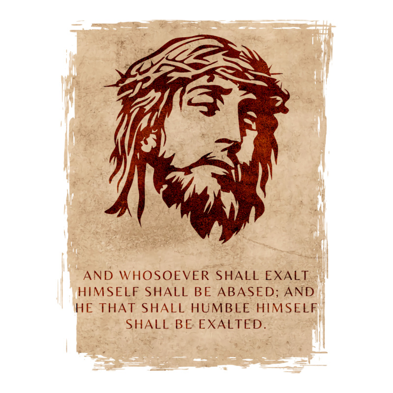 And Whosoever Shall Exalt Bible Crewneck Sweatshirt by labineskatesr | Artistshot