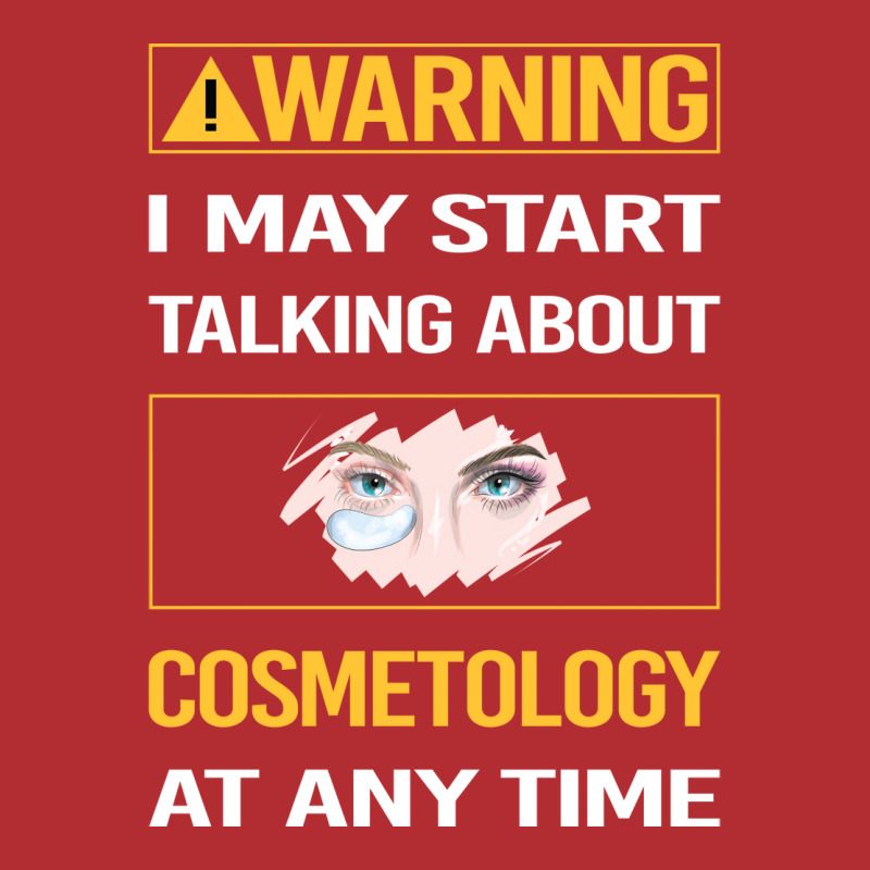 Funny Yellow Warning Cosmetology Cosmetoloist Cool Ladies Fitted T-shirt | Artistshot