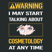 Funny Yellow Warning Cosmetology Cosmetoloist Cool Women's Triblend Scoop T-shirt | Artistshot