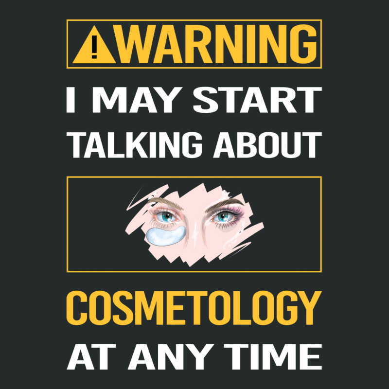 Funny Yellow Warning Cosmetology Cosmetoloist Cool Women's Triblend Scoop T-shirt | Artistshot