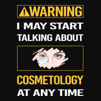 Funny Yellow Warning Cosmetology Cosmetoloist Cool Crop Top | Artistshot