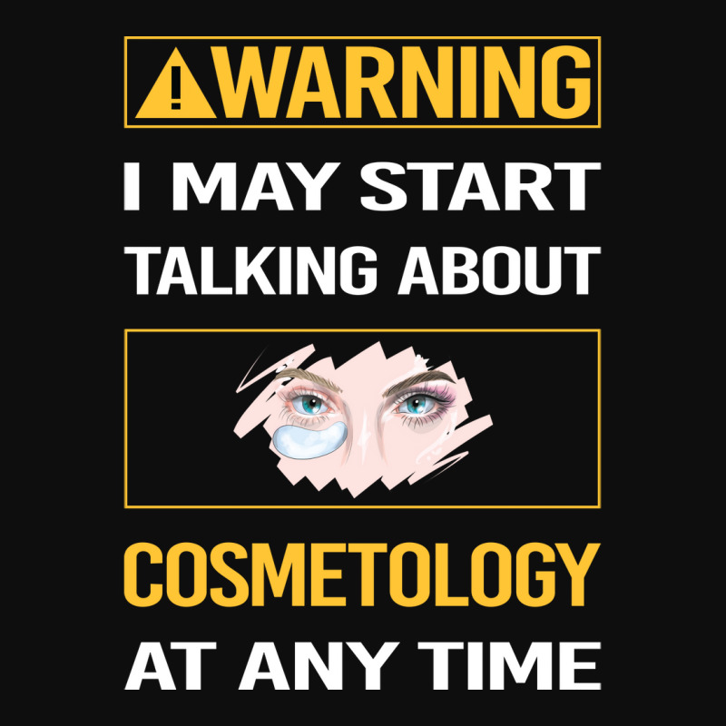 Funny Yellow Warning Cosmetology Cosmetoloist Cool Crop Top | Artistshot