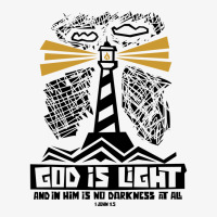 Bible Art God Is Light Music Ladies Fitted T-shirt | Artistshot