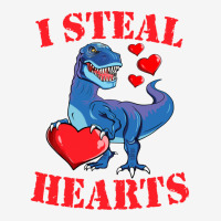 Valentines Day Dinosaur I Steal Hearts Tshirt Gift Graphic T-shirt | Artistshot