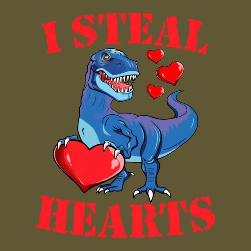 Valentines Day Dinosaur I Steal Hearts Tshirt Gift Vintage Short | Artistshot