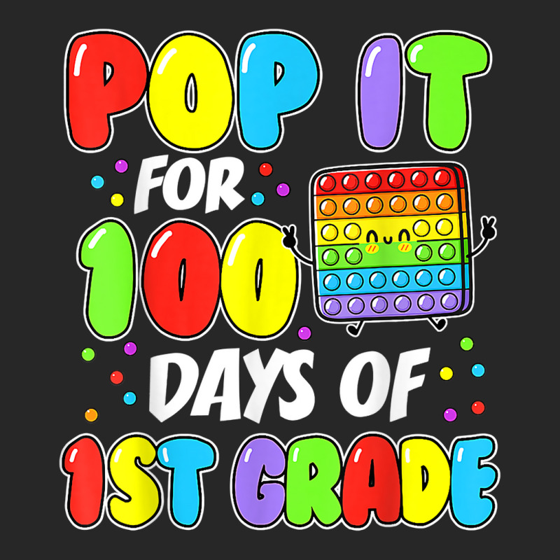 Kids Kids 100th Day Of School Pop It 100 Days Of 1 Men's T-shirt Pajama Set | Artistshot