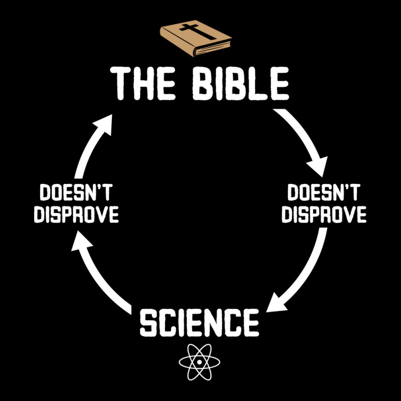 Bible And Science Dont Disprove Each Other Green Long Sleeve Shirts by klinckbedoreh | Artistshot