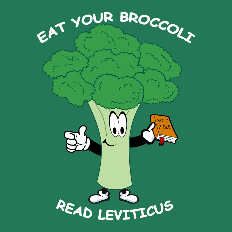 Eat Your Broccoli Read Leviticus Dark Ladies Fitted T-Shirt by labineskatesr | Artistshot