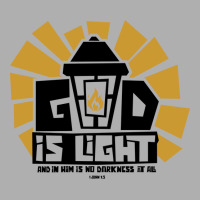 Bible Art God Is Light 70s Ladies Fitted T-shirt | Artistshot