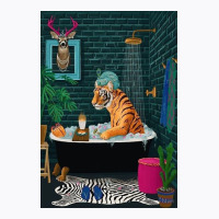 Tiger In A Bathtub T-shirt | Artistshot