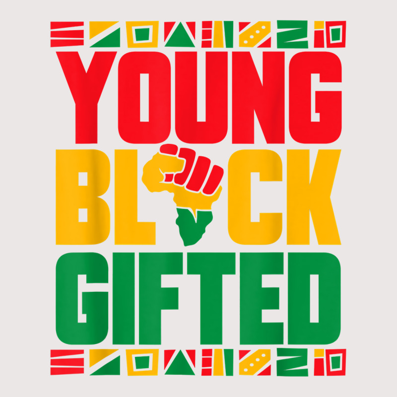 Black History Month Girls Boys Young Black Gifted Pocket T-shirt | Artistshot