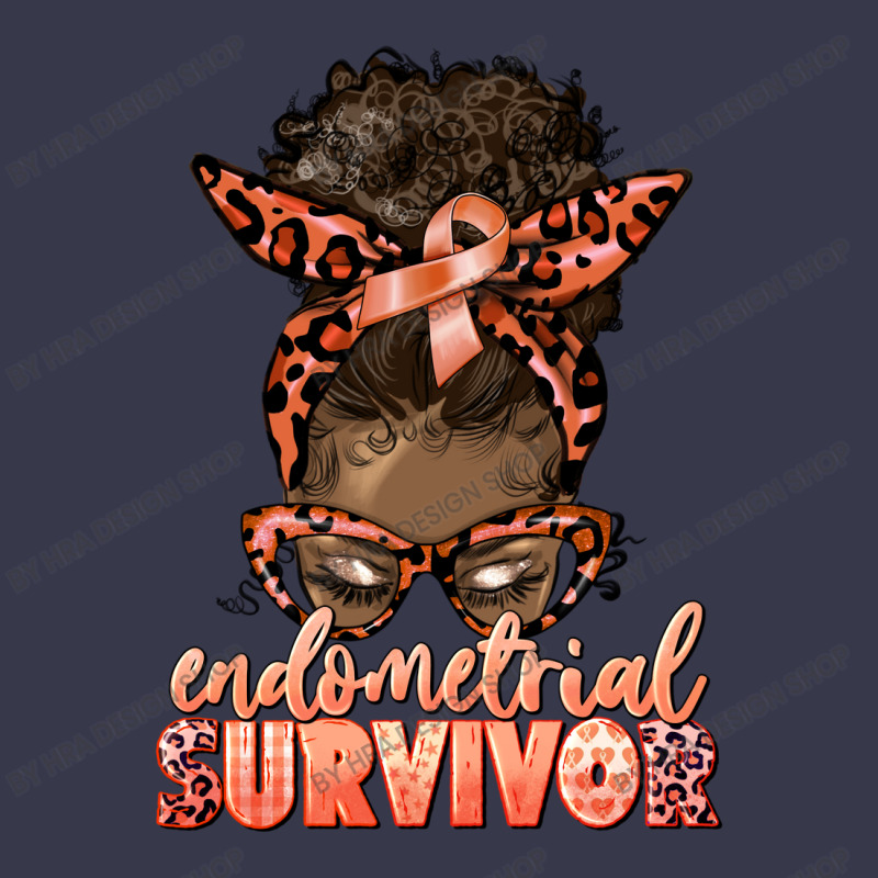 Endometrial Cancer Survivor Afro Messy Bun Long Sleeve Shirts | Artistshot